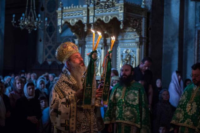 Pogorârea Duhului Sfânt la Catedrala Mitropolitană din Iași
