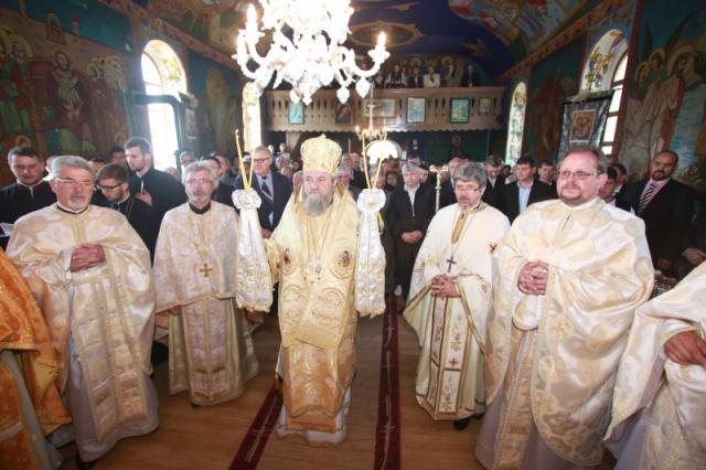Târnosire de biserică la Șoala