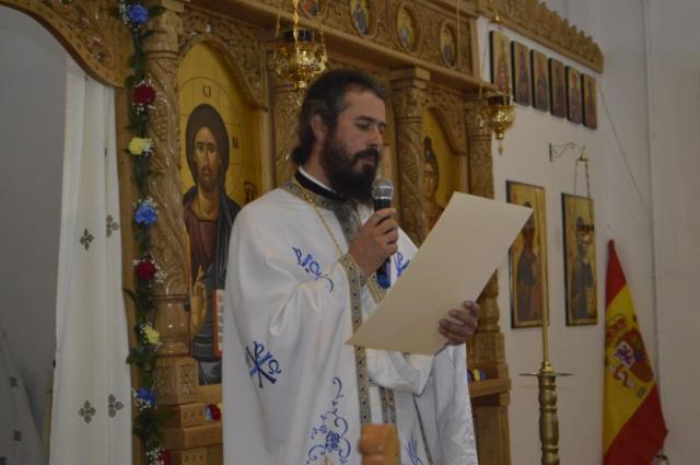 Târnosire de biserică în parohia ortodoxă din Villarobledo