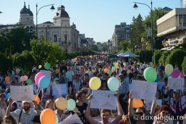 Marș pentru susținerea familiei tradiționale