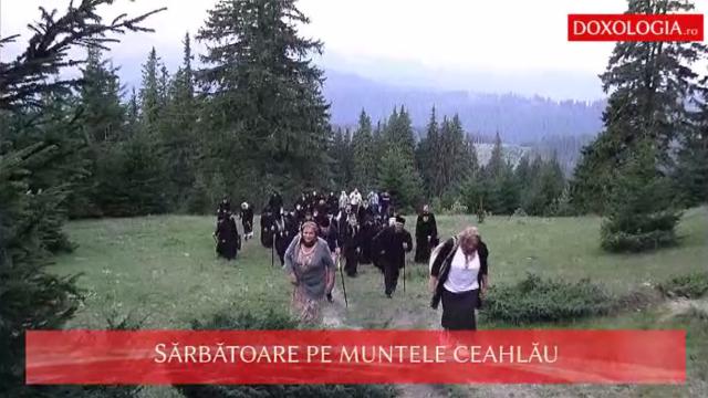 Sărbătoare pe Muntele Ceahlău