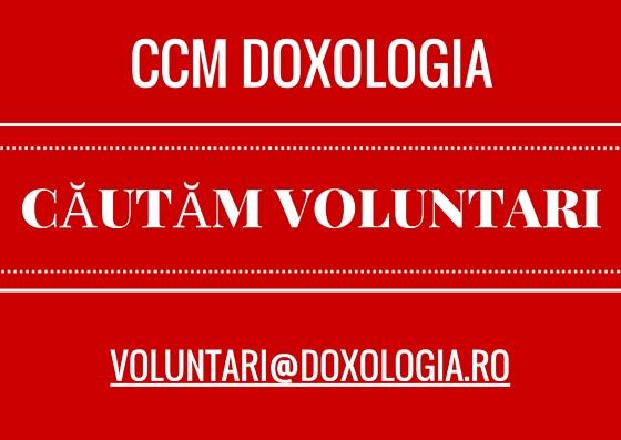 CCM Doxologia recrutează voluntari
