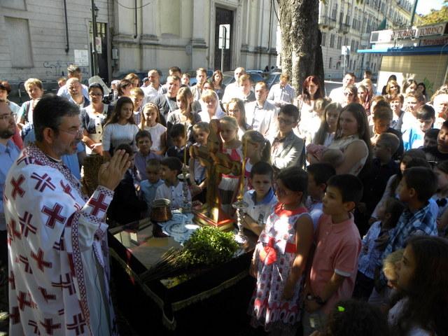 Binecuvântarea anului şcolar la Parohia „Sfânta Cruce" - Torino 2