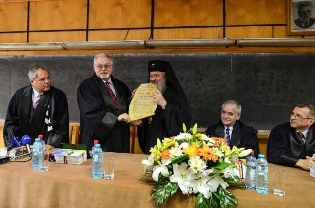 Mitropolitul Andrei, „Doctor Honoris Causa” al Universității de Construcții din București