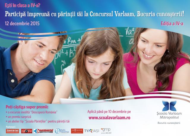Concursul „Varlaam“. Bucuria cunoaşterii!