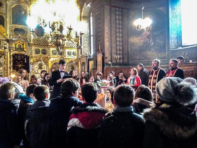 Activități dedicate poetului Mihai Eminescu, la Biserica „Sfântul Ioan Botezătorul” din Piatra Neamţ