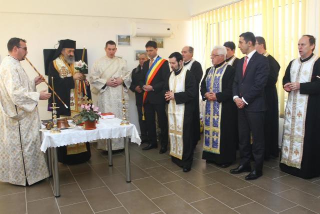 Slujbă de binecuvântare la Centrul „Victoria” din municipiul Târnăveni