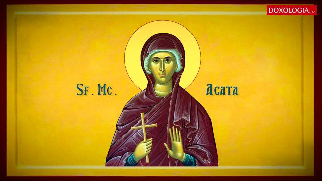 Troparul Sfintei Mucenițe Agata