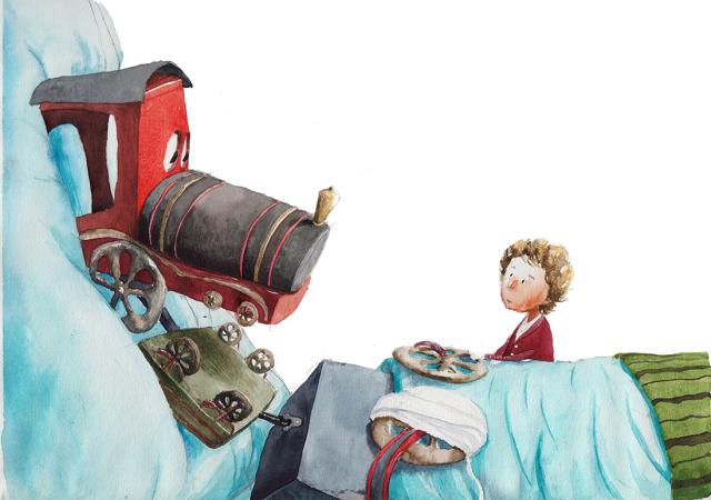 (VIDEO) Prezentare de carte: "Locomotiva și băiatul ei" - Oana Chiru, ilustrații Irina Dobrescu