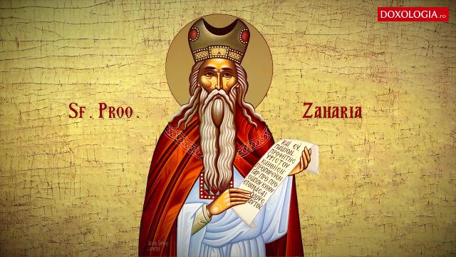 (Video) Troparul Sfântului Proroc Zaharia