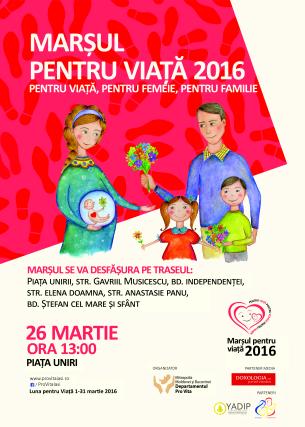 Luna pentru viaţă 2016, în Arhiepiscopia Iaşilor