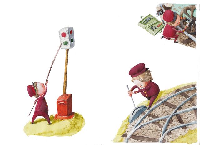 „Locomotiva și băiatul ei” – Oana Chiru, ilustrații Irina Dobrescu