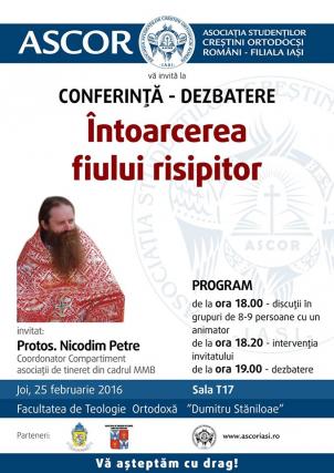 Conferință-dezbatere organizată de ASCOR Iași