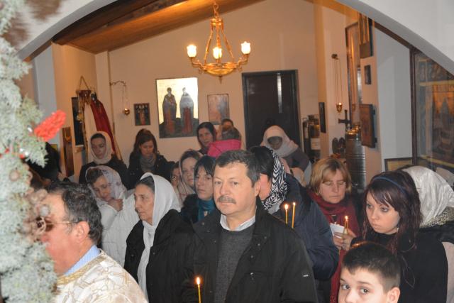 Liturghie arhierească la Sediul Episcopiei Ortodoxe Române a Italiei