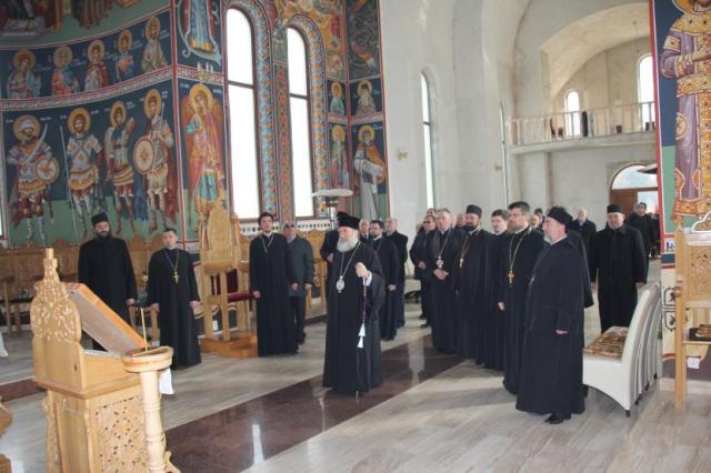 Adunare eparhială într-un centru de ocrotire socială