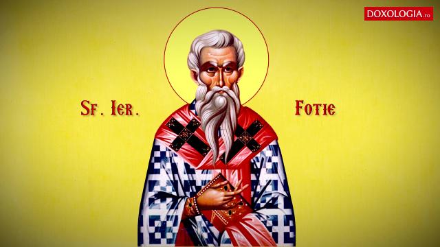 Troparul Sfântului Ierarh Fotie, patriarhul Constantinopolului