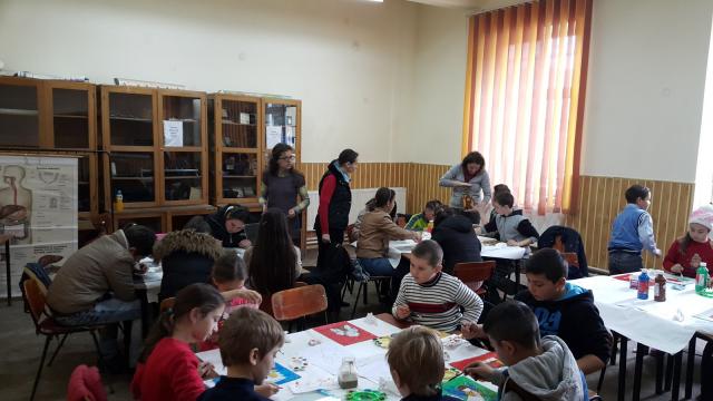 Atelier de pictură pentru copii și tineri, în Parohia Ciceu Giurgești