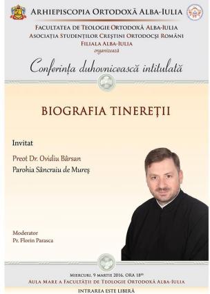 Conferinţă duhovnicească la Alba Iulia