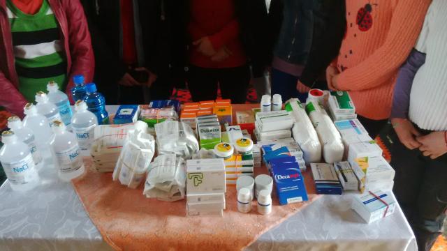 Darul copiilor din Brusturoasa pentru bătrânii de la Hârja