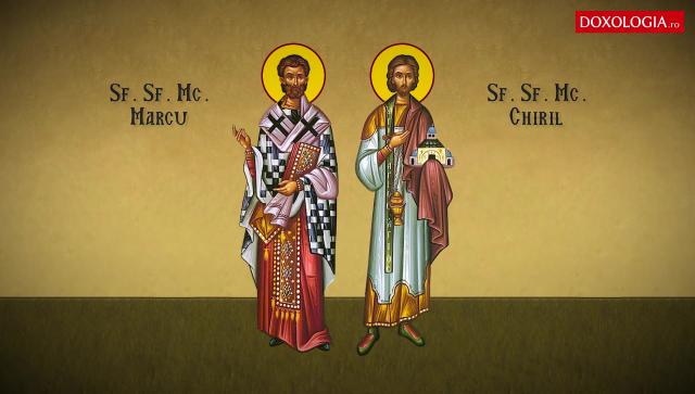 Sfântul Sfințit Mucenic Marcu și Sfântul Sfințit Mucenic Chiril diaconul