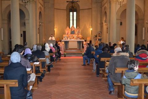 Prima Sfântă Liturghie a fost oficiată la Parohia Firenze II din Italia