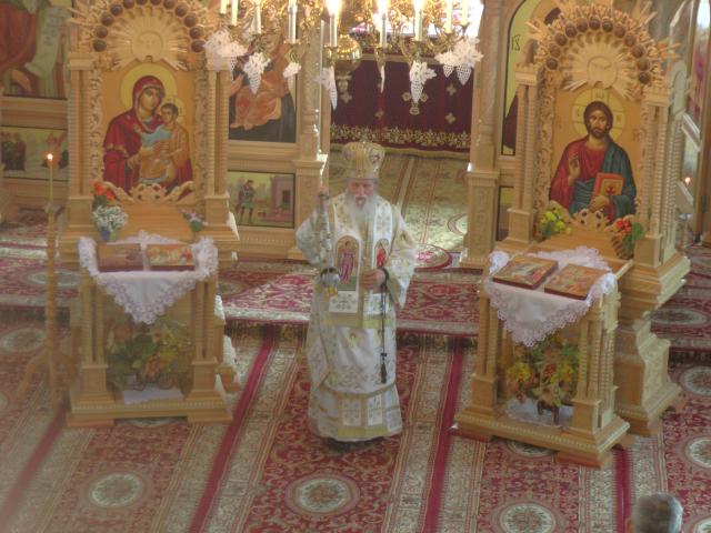 Slujire arhierească în Parohia Colacu