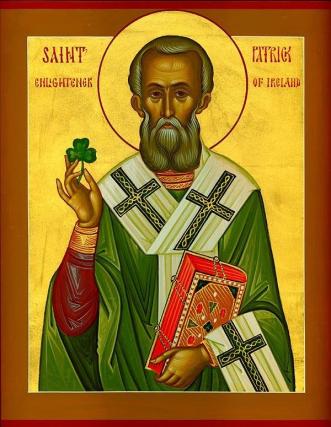 Troparul Sfântului Ierarh Patrick, Luminătorul Irlandei