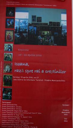 Expoziția „Icoana, rază spre rai a creştinilor”, la Sibiu