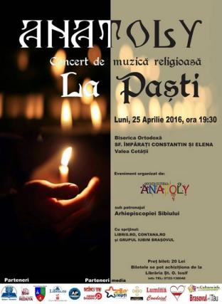 Concertul de muzică religioasă al cvintetului „Anatoly”, la Braşov