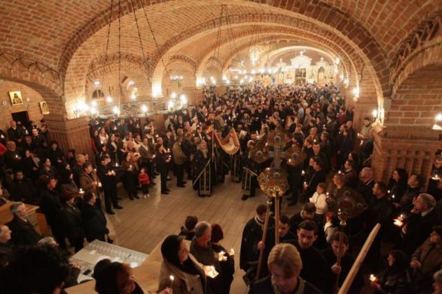 Denia Prohodului, la Catedrala Episcopală din Baia Mare