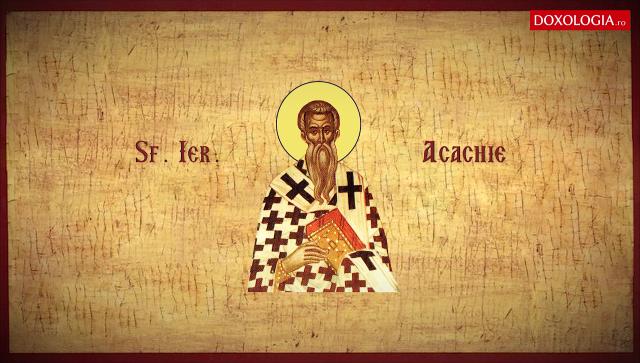 Sfântul Ierarh Acachie, Episcopul Melitinei Armeniei