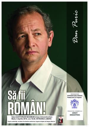 Actorul Dan Puric va vorbi la Cluj despre ce înseamnă să fii român