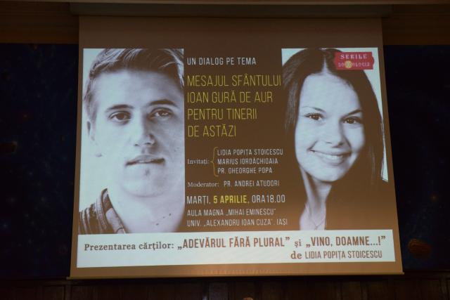 Actualitatea mesajului Sfântului Ioan Gură de Aur pentru tineri, dezbătută în cadrul „Serilor Doxologia”