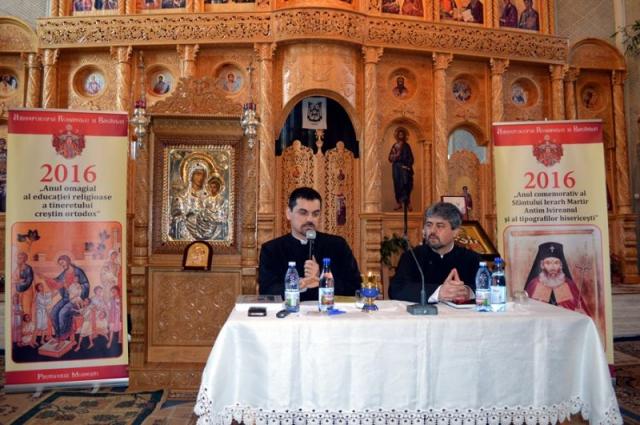Conferinţă în catedrala oraşului Moineşti