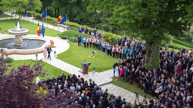 Patriarhul României a fost prezent la recepţia organizată de Administraţia Prezidenţială, de Ziua Europei