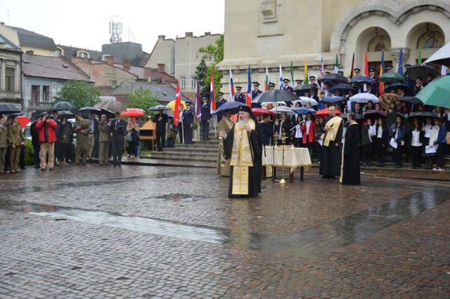 Eroii neamului românesc au fost cinstiți la Cluj, de Ziua Europei