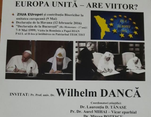 Dezbaterea „Europa Unită - Are Viitor?”, la Facultatea de Teologie Ortodoxă „Justinian Patriarhul”