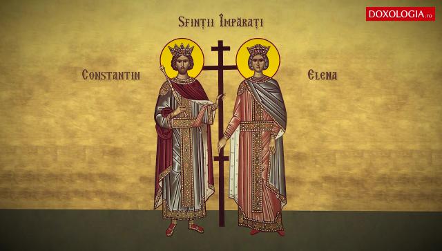 Troparul Sfinților Împărați Constantin și Elena