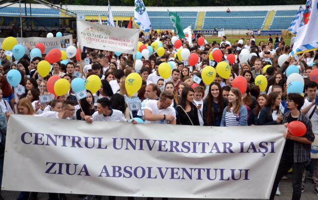 (Video) Marșul Absolvenților la Iași