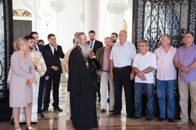 Palatul Culturii din Iași a fost sfințit astăzi de IPS Mitropolit Teofan