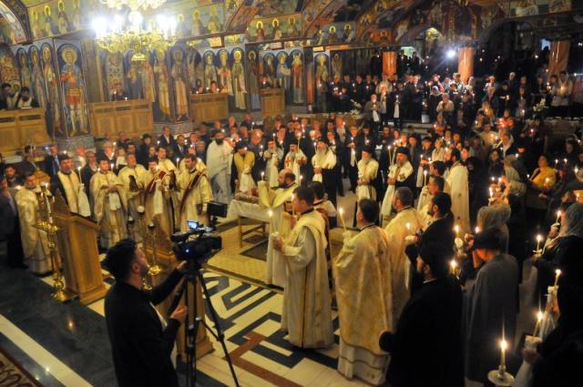 Ierarhi, preoți și credincioși, la pomenirea Episcopului Ioachim Mareș