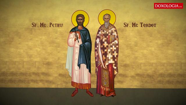 Troparul Sfinților Mucenici Petru și Teodot