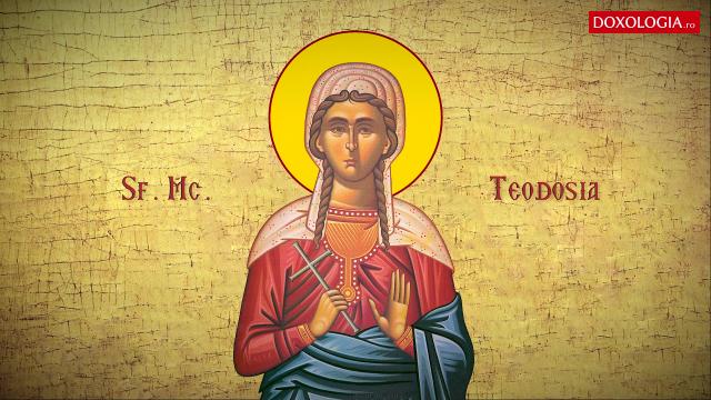 Troparul Sfintei Mucenițe Teodosia, fecioara
