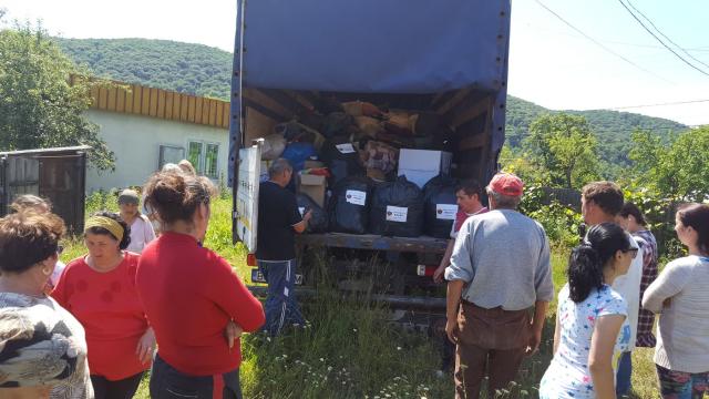 Ajutor din partea Bisericii pentru familiile sinistrate