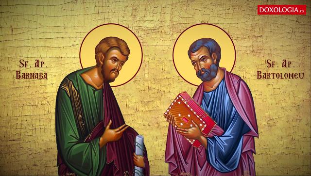 Troparul Sfinților Apostoli Bartolomeu și Barnaba