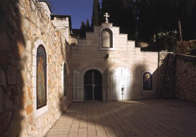 Biserica rupestră a Sfântului Ioan Botezătorul de la Mănăstirea Muntele din Ein Karem