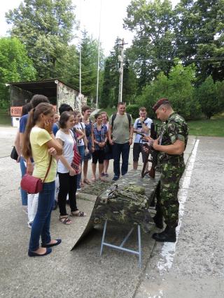 Vizită ATOR Iași la Batalionul 151 Infanterie - „Lupii Negri”