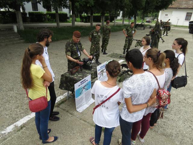 Vizită ATOR Iași la Batalionul 151 Infanterie - „Lupii Negri”