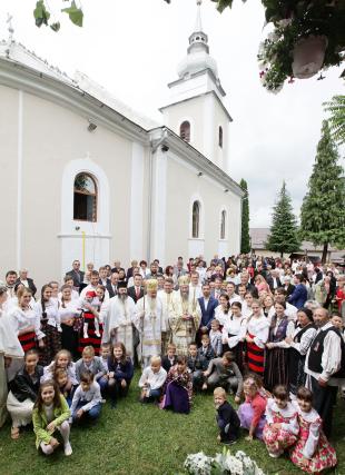Sfințirea bisericii Parohiei Măgherăuş din Baia Mare