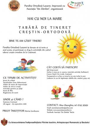 Tabără pentru tineretul creştin-ortodox